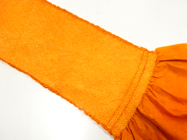 正絹　絞り　振袖用帯揚げ